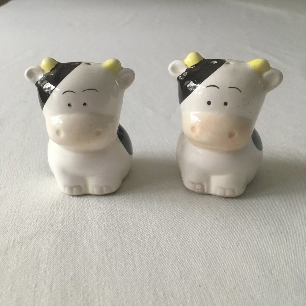 Vintage Baby Cow Salt & Pepper Shakers